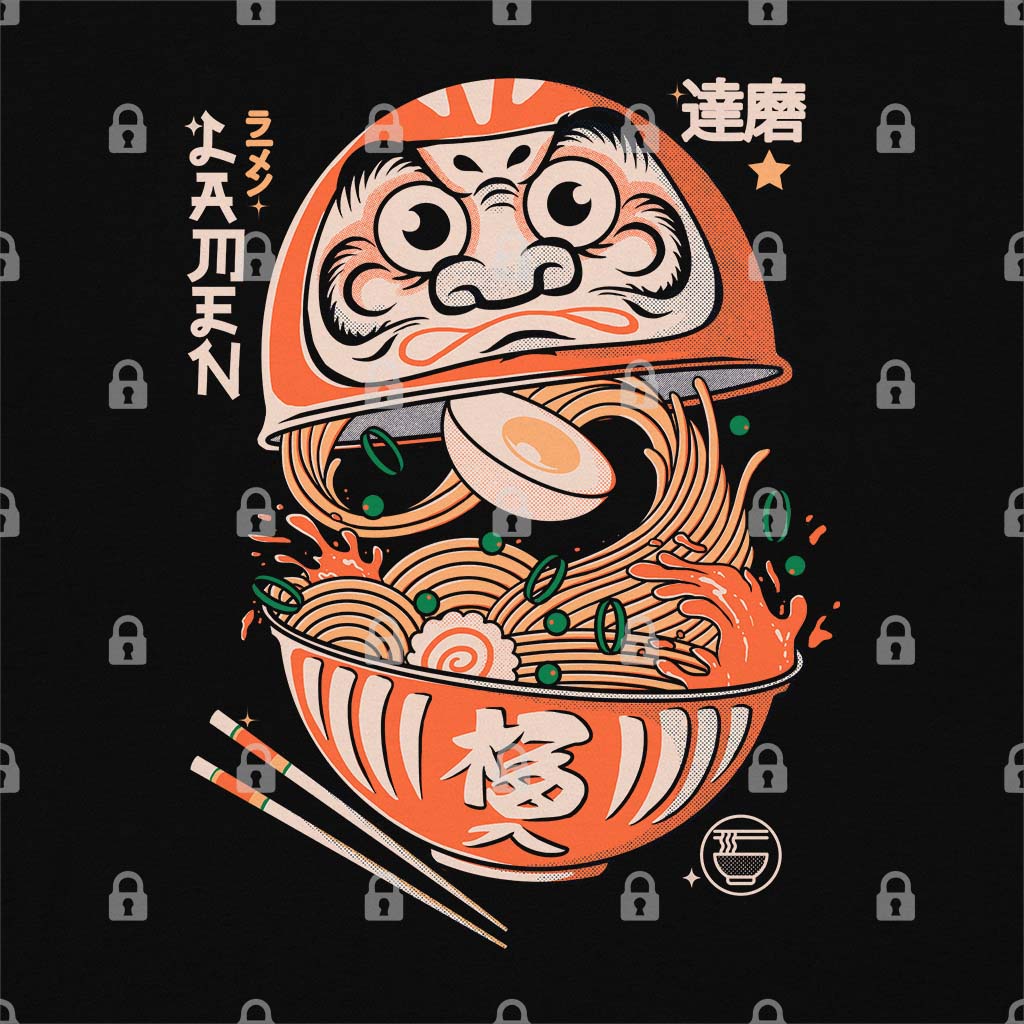 Daruma Ramen Wave T-Shirt