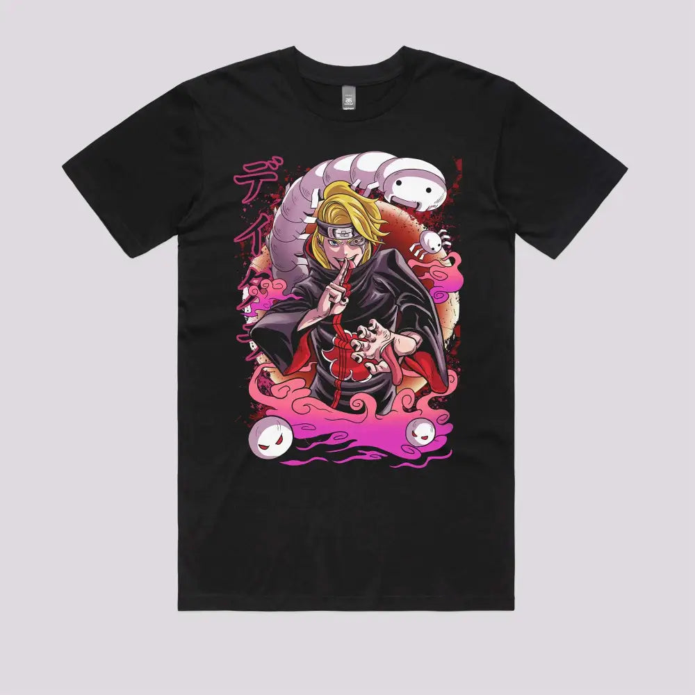 Deidara Akatsuki T-Shirt | Anime T-Shirts