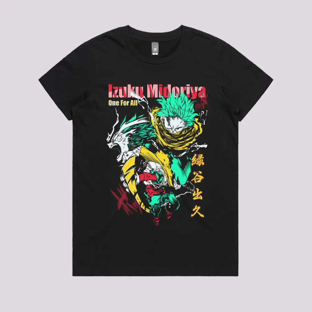 Deku Smash Anime T-Shirt | Anime Clothing