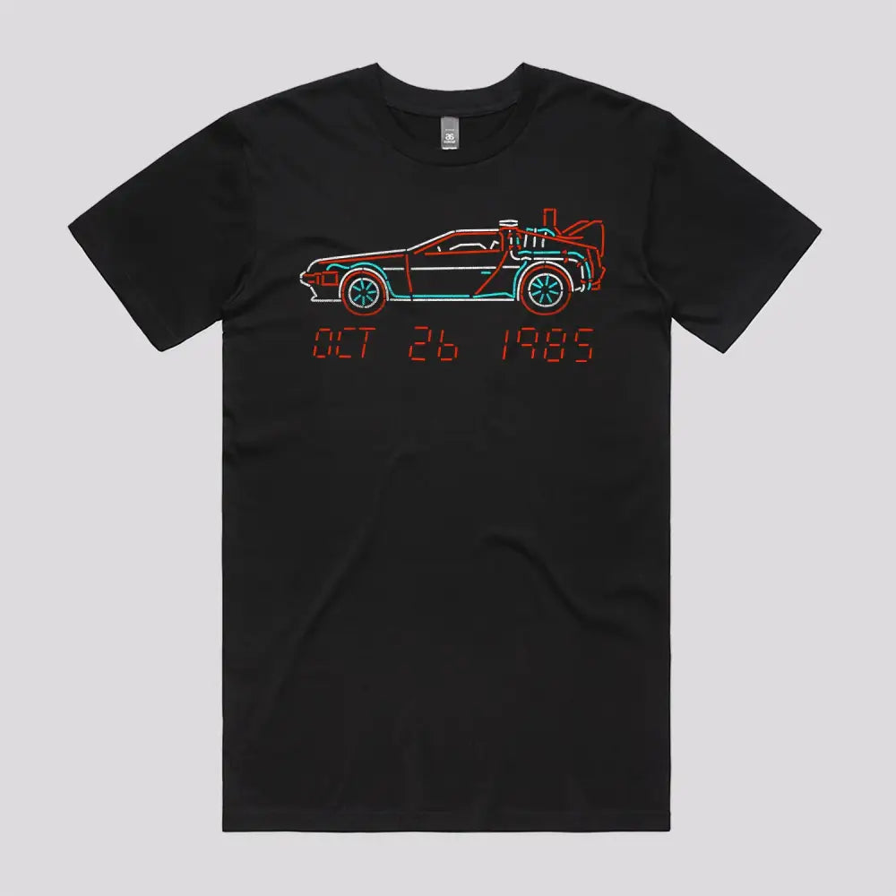 Delorean Time Machine T-Shirt | Pop Culture T-Shirts