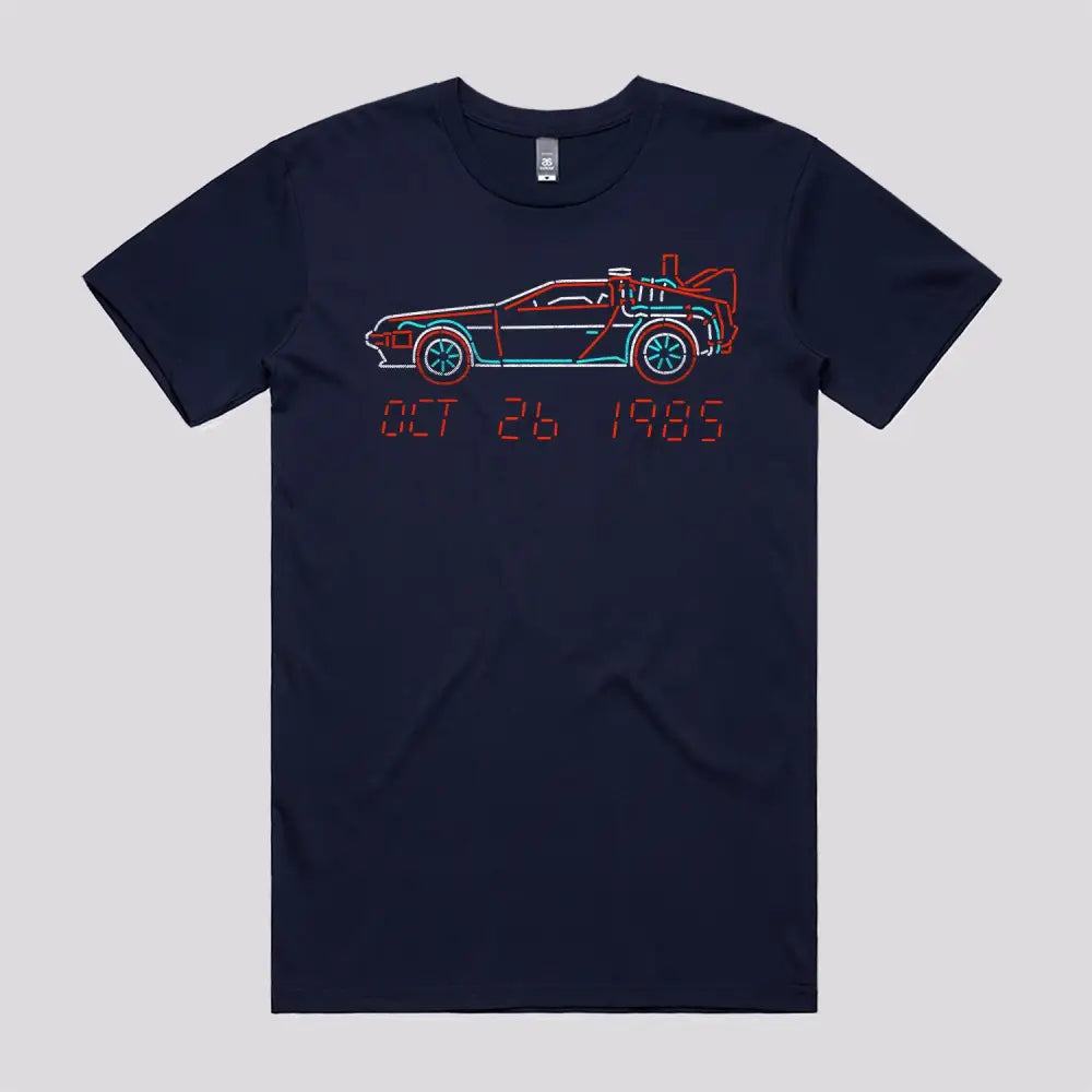 Delorean Time Machine T-Shirt | Pop Culture T-Shirts
