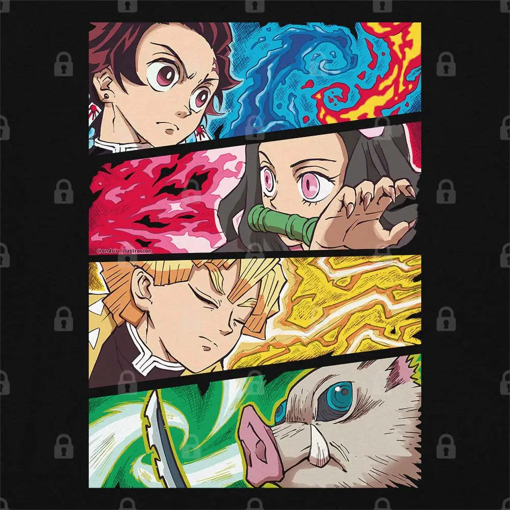 Demon Heroes T-Shirt | Anime T-Shirts