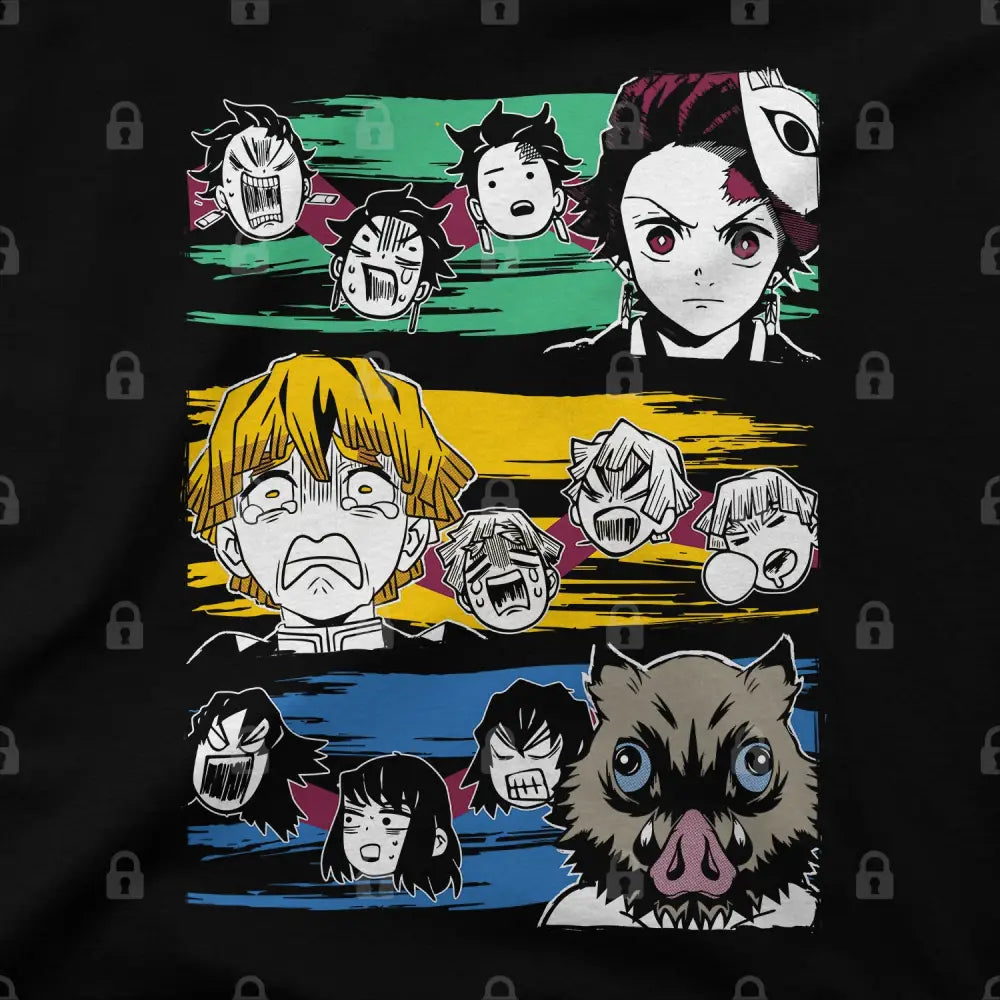 Demon Slayer Trio T-Shirt | Anime T-Shirts