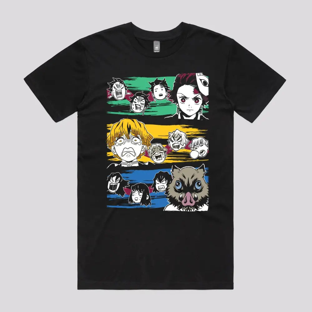 Demon Slayer Trio T-Shirt | Anime T-Shirts