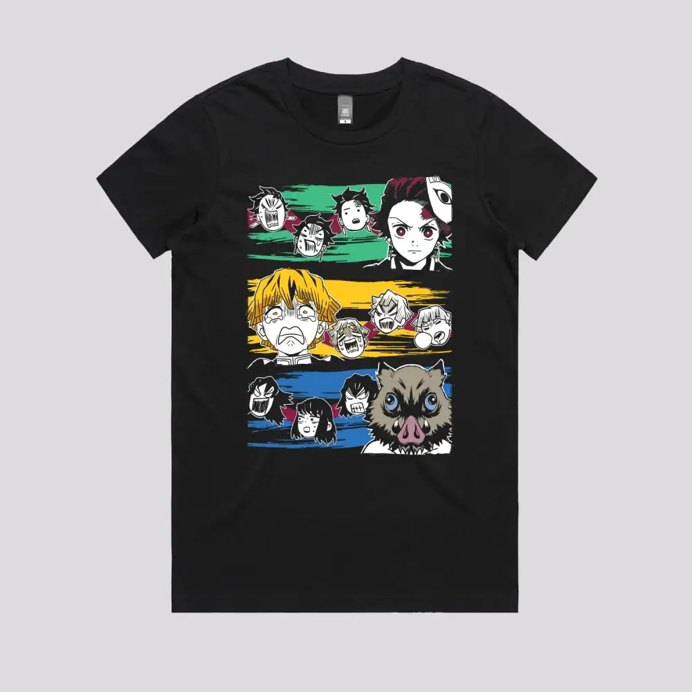 Demon Slayer Trio T-Shirt | Anime T-Shirts