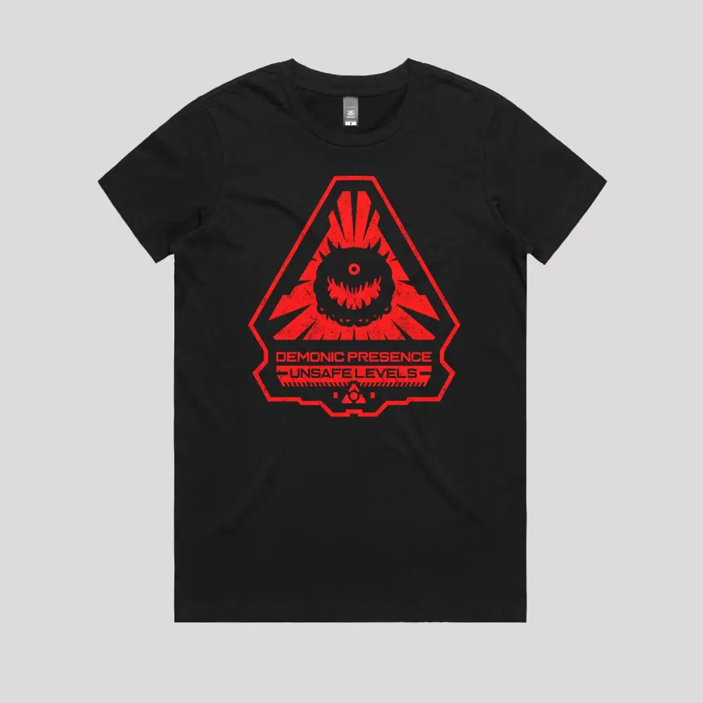 Demonic Presence Warning - Limitee Apparel