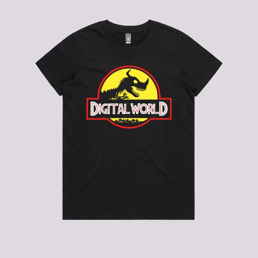 Digital World T-Shirt Womens / Black Xs Adult Tee