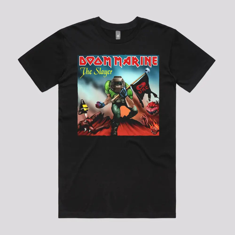Doom Marine Cover T-Shirt - Limitee Apparel
