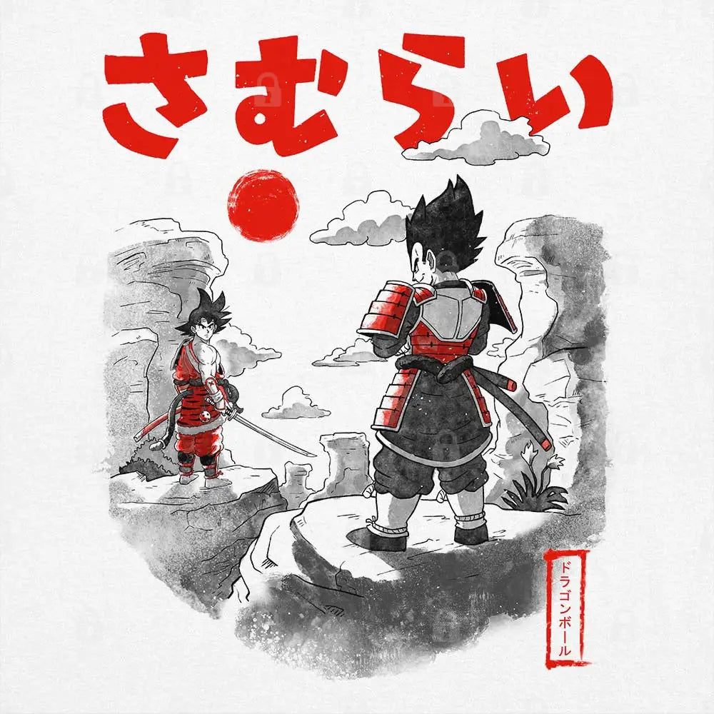 Dragon Samurai Battle T-Shirt | Anime T-Shirts