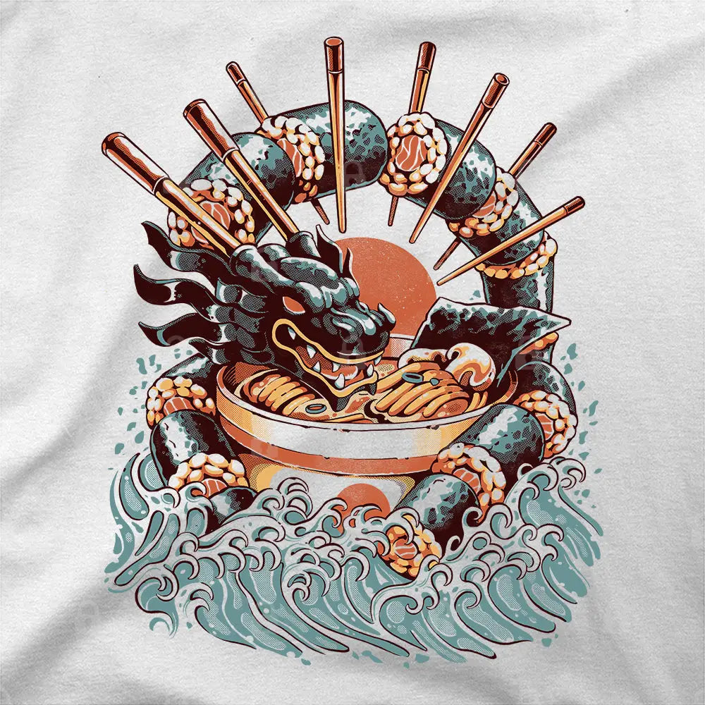 Dragon Sushi Ramen T-Shirt - Limitee Apparel