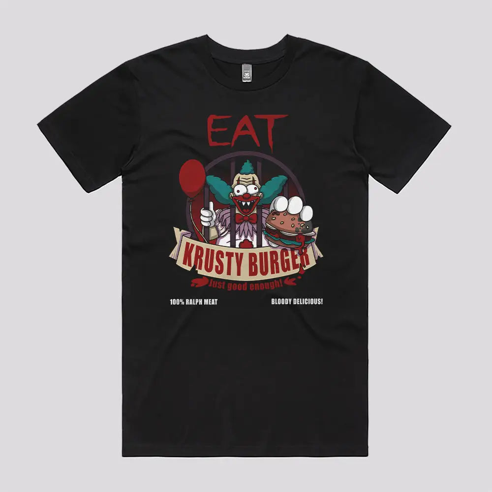 Eat Krusty Burger T-Shirt - Limitee Apparel
