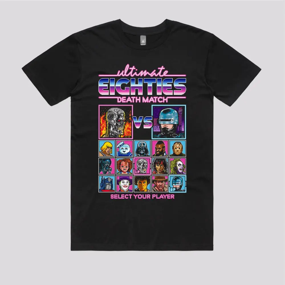 Eighties Death Match II T-Shirt | Pop Culture T-Shirts