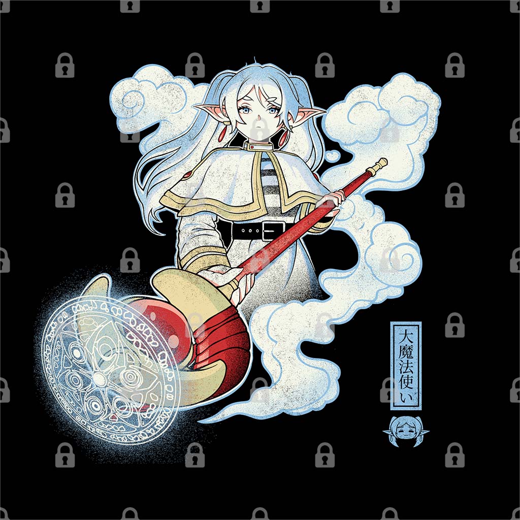 Elven Mage Frieren Graphic Tee