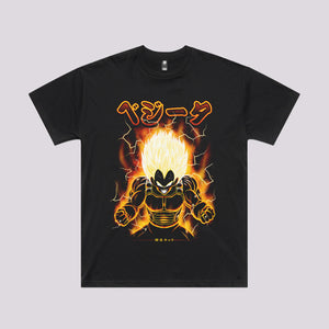Enraged Saiyan Graphic Tee | Oversized Anime T-Shirts Australia