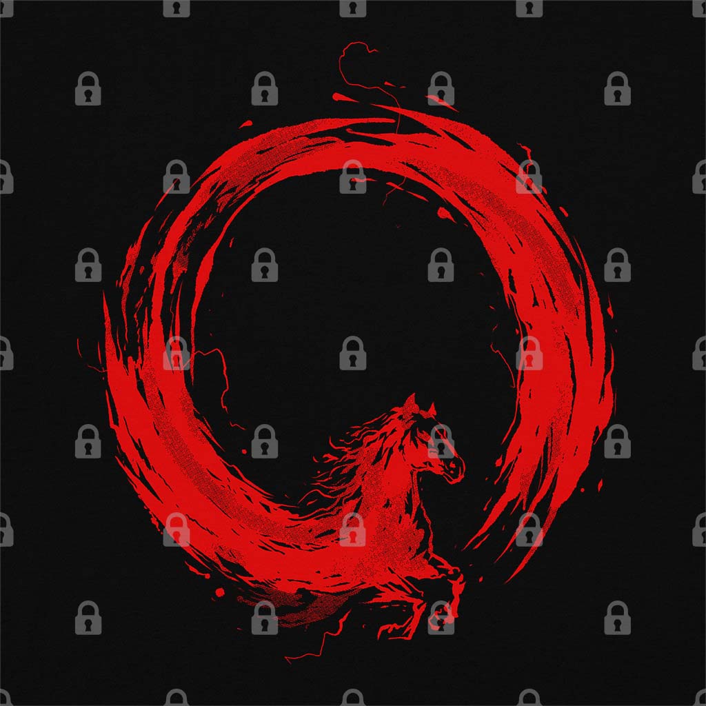 Enso Horse Fire T-Shirt