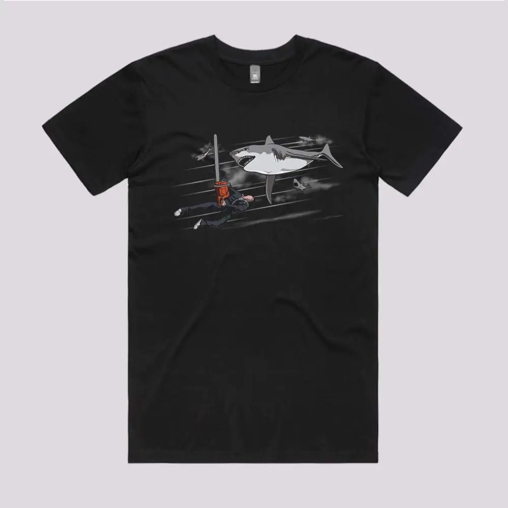 Epic Shark Battle T-Shirt | Pop Culture T-Shirts