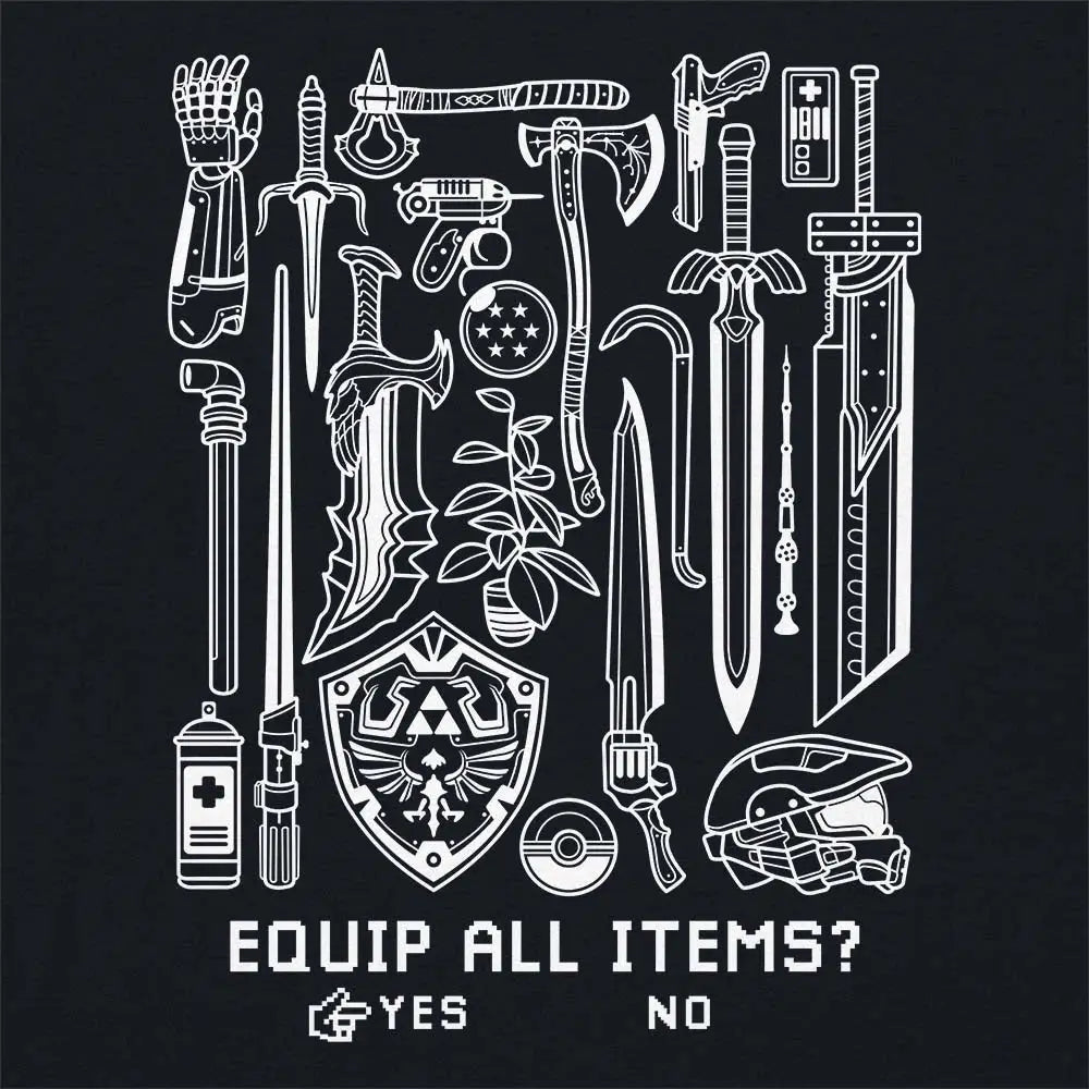 Equip All Items T-Shirt - Limitee Apparel