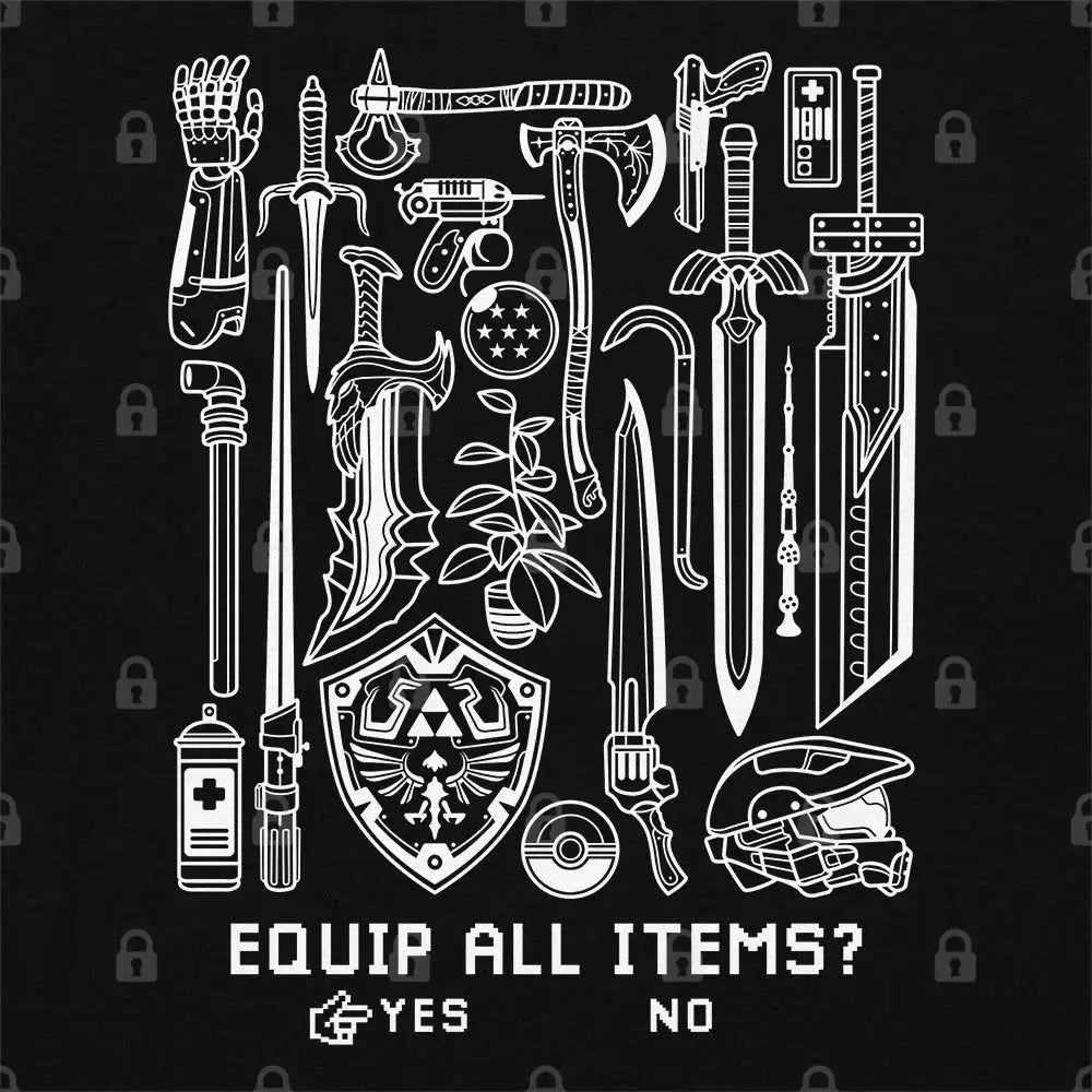 Equip All Items T-Shirt - Limitee Apparel