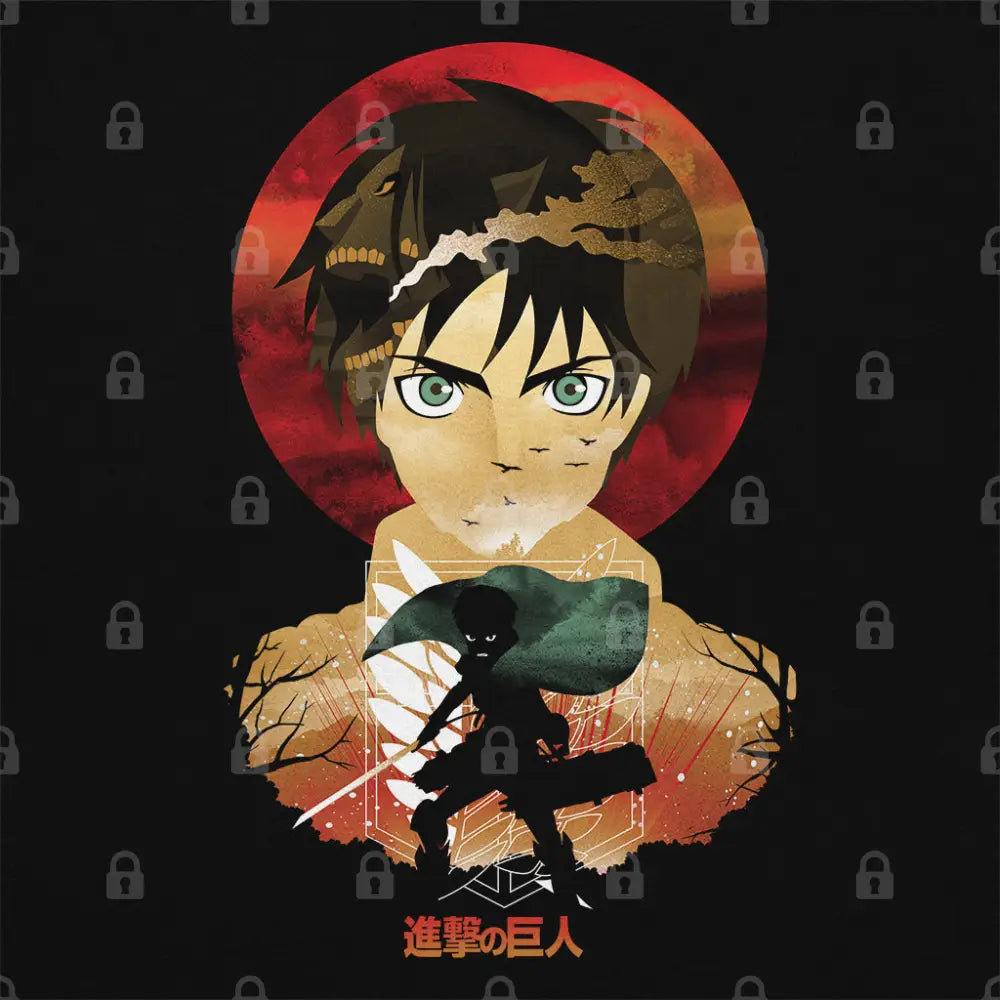 Eren Sunset T-Shirt | Anime T-Shirts