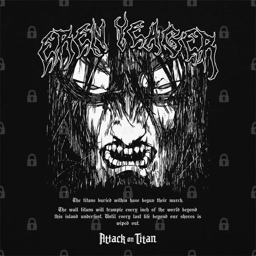 Eren Yeager Rage T-Shirt | Anime T-Shirts