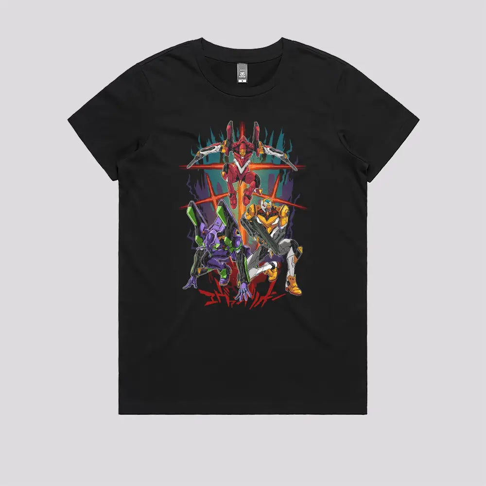 EVA Trio T-Shirt | Anime T-Shirts
