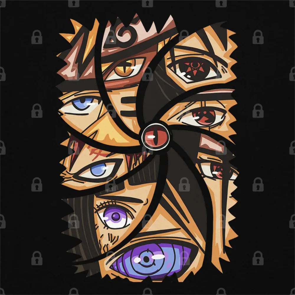 Eyes of Shinobi T-Shirt | Anime T-Shirts