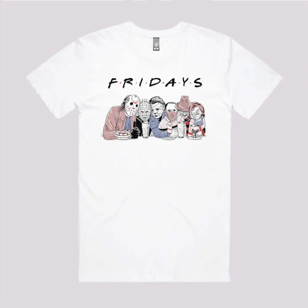 F.R.I.D.A.Y.S T-Shirt - Horror T-Shirts Australia | Limitee Apparel