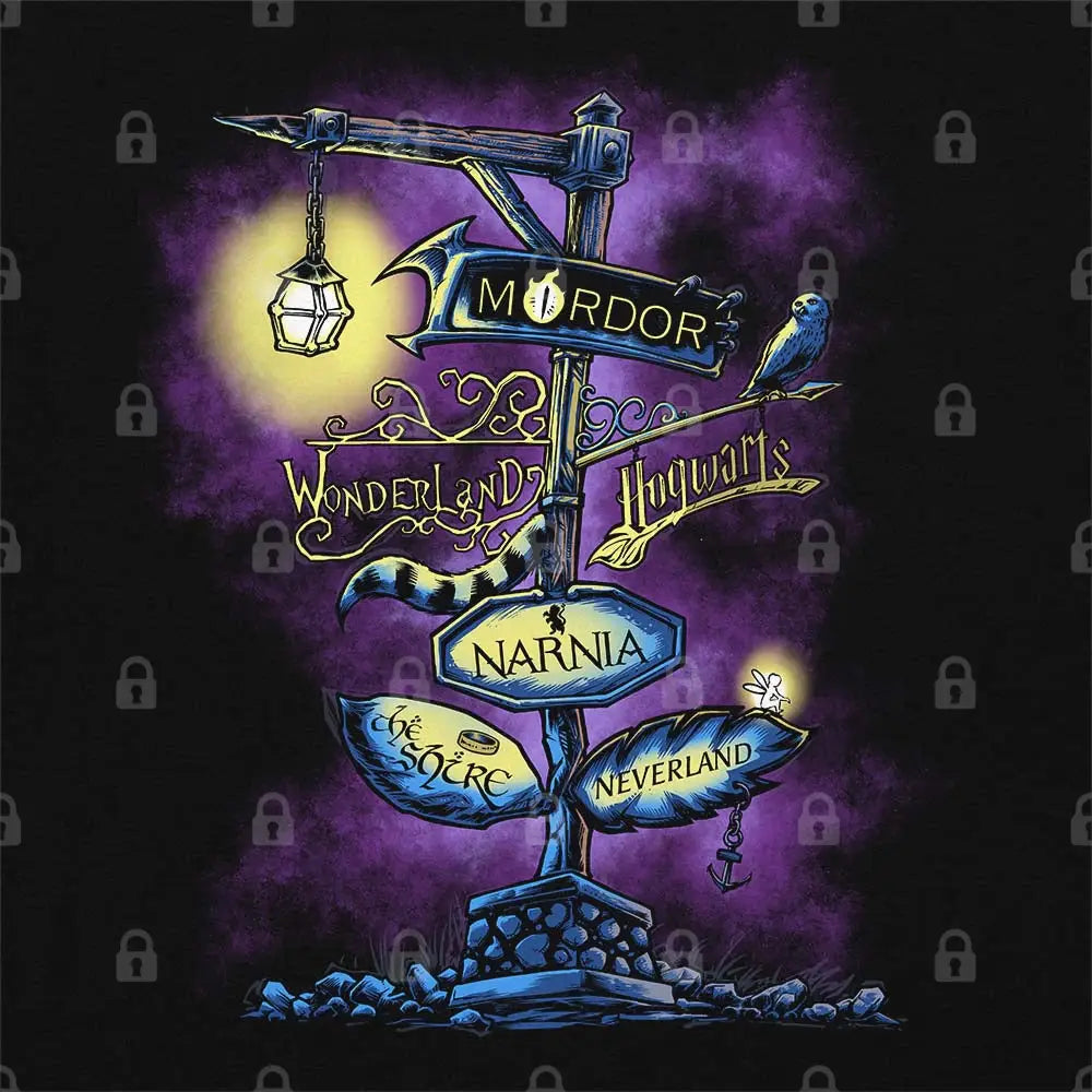 Fantasy Worlds T-Shirt | Pop Culture T-Shirts