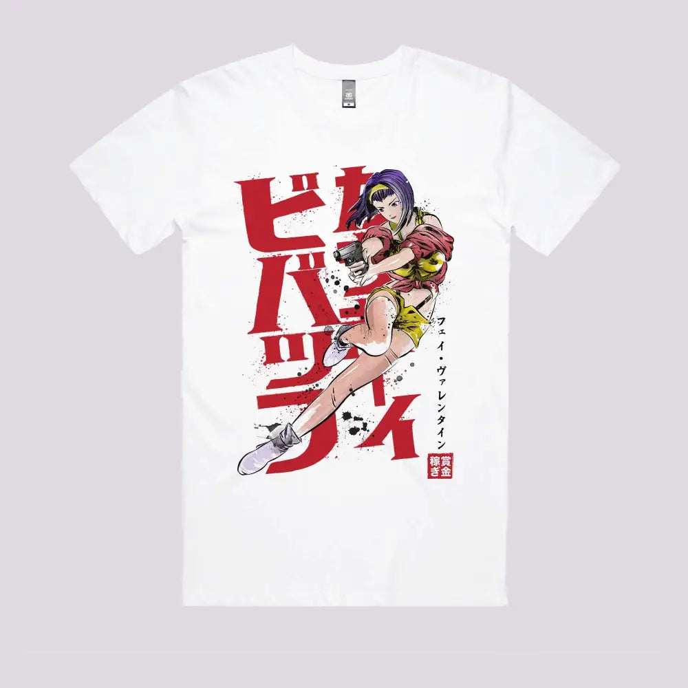 Faye Sumi-e T-Shirt | Anime T-Shirts