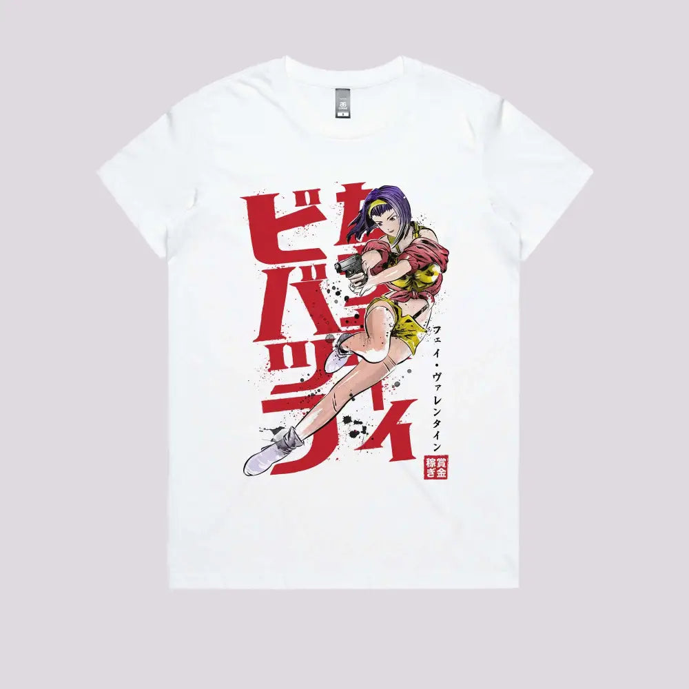 Faye Sumi-e T-Shirt | Anime T-Shirts
