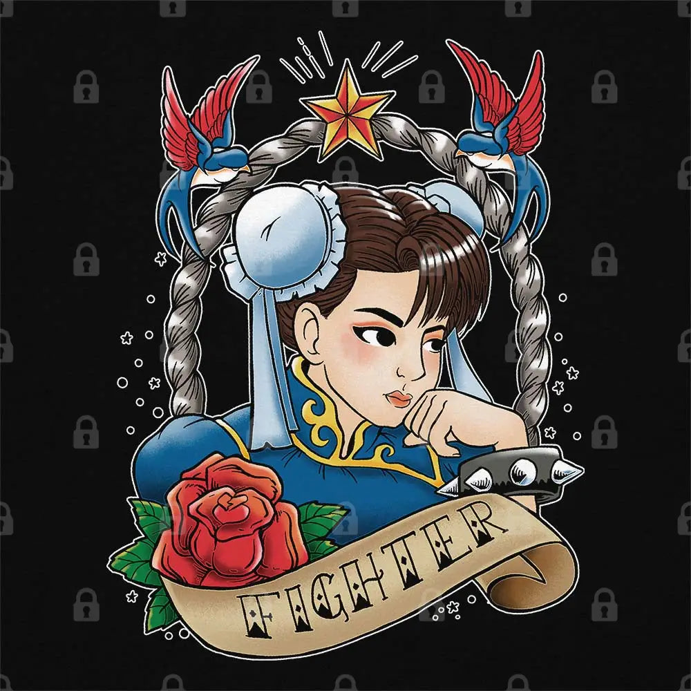 Fighter Girl Tattoo T-Shirt - Limitee Apparel