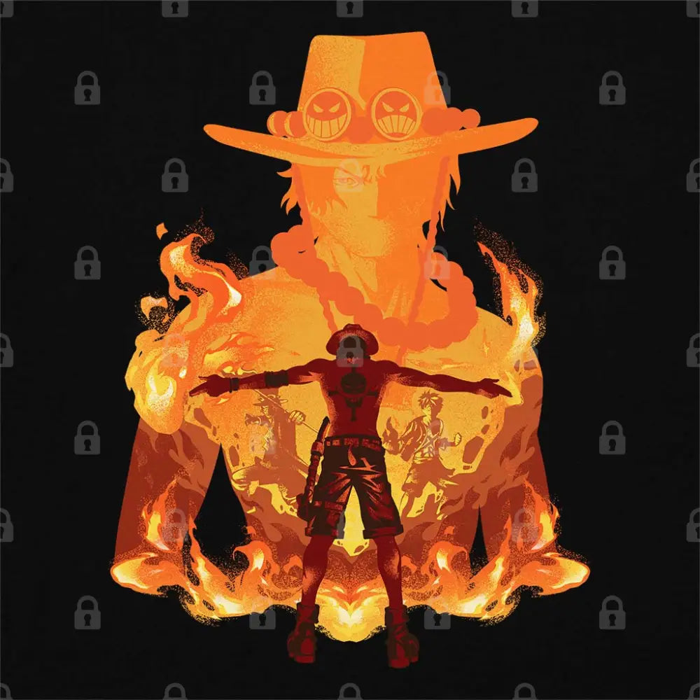 Fire Ace T-Shirt | Anime T-Shirts