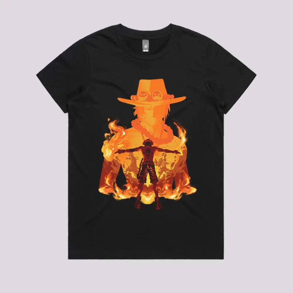 Fire Ace T-Shirt | Anime T-Shirts