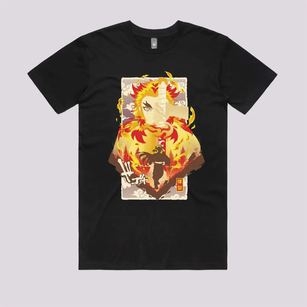 Flame Kyojuro T-Shirt | Anime T-Shirts