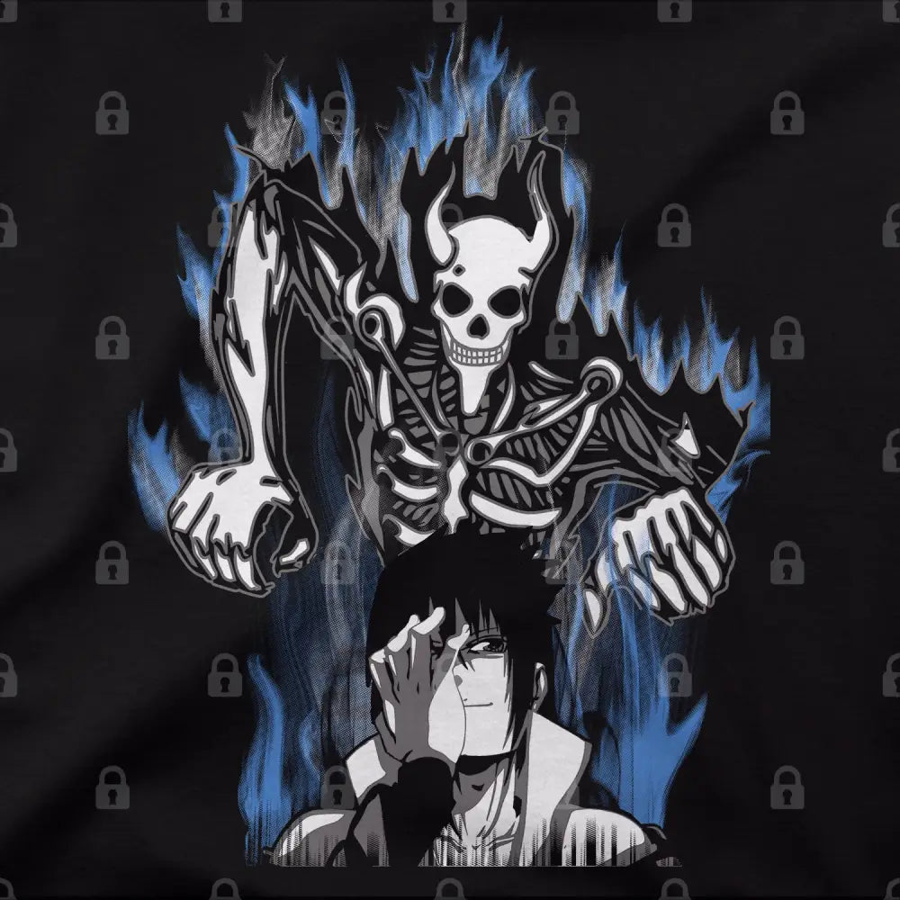 Flames of Sharingan T-Shirt | Anime T-Shirts