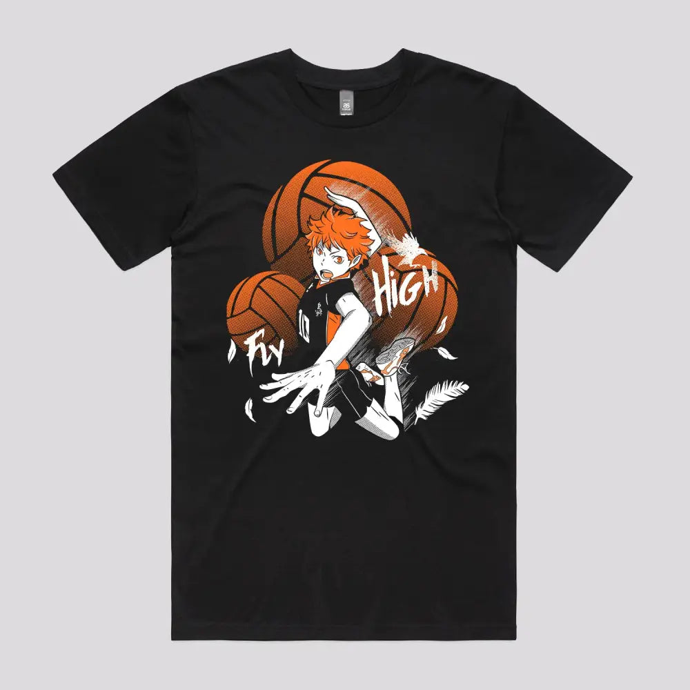 Fly High Karasuno T-Shirt | Anime T-Shirts