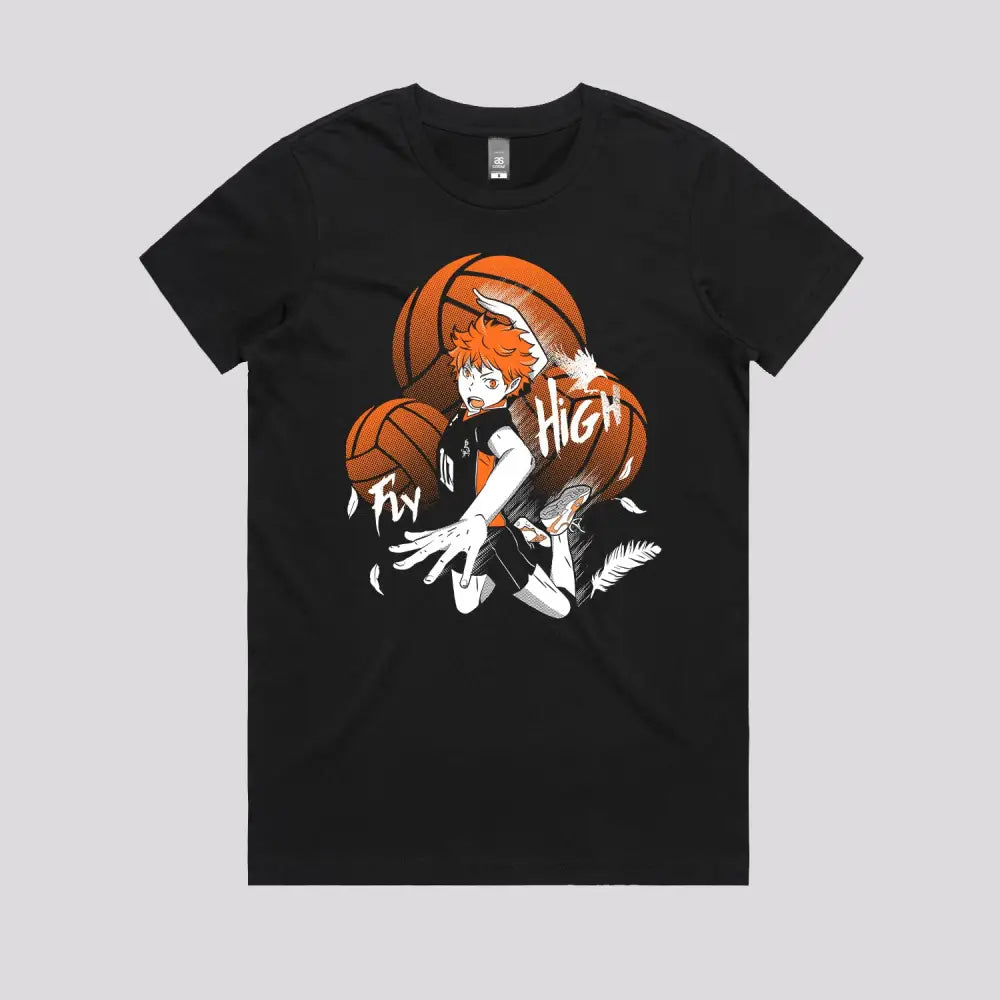 Fly High Karasuno T-Shirt | Anime T-Shirts