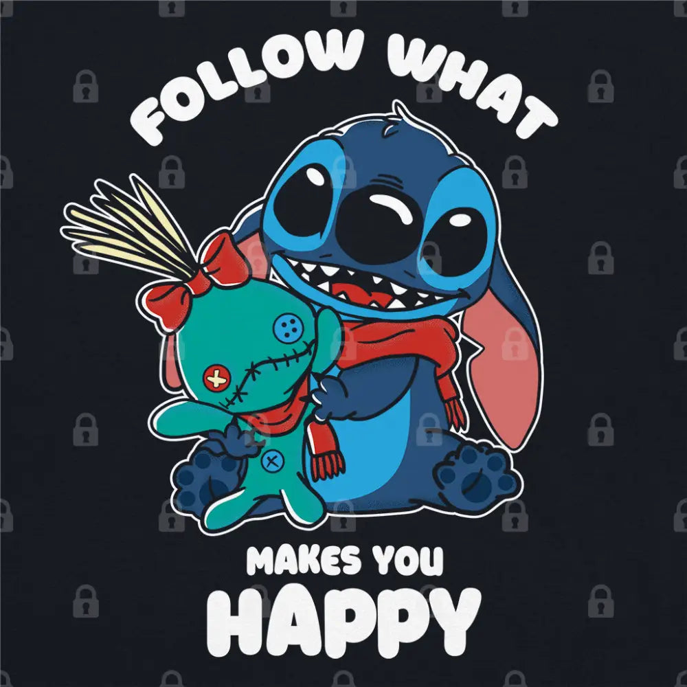 Follow What Makes You Happy T-Shirt | Pop Culture T-Shirts