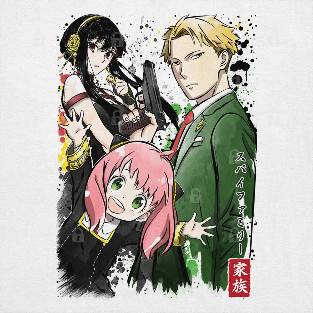 Forger Family Watercolor Hoodie | Anime T-Shirts