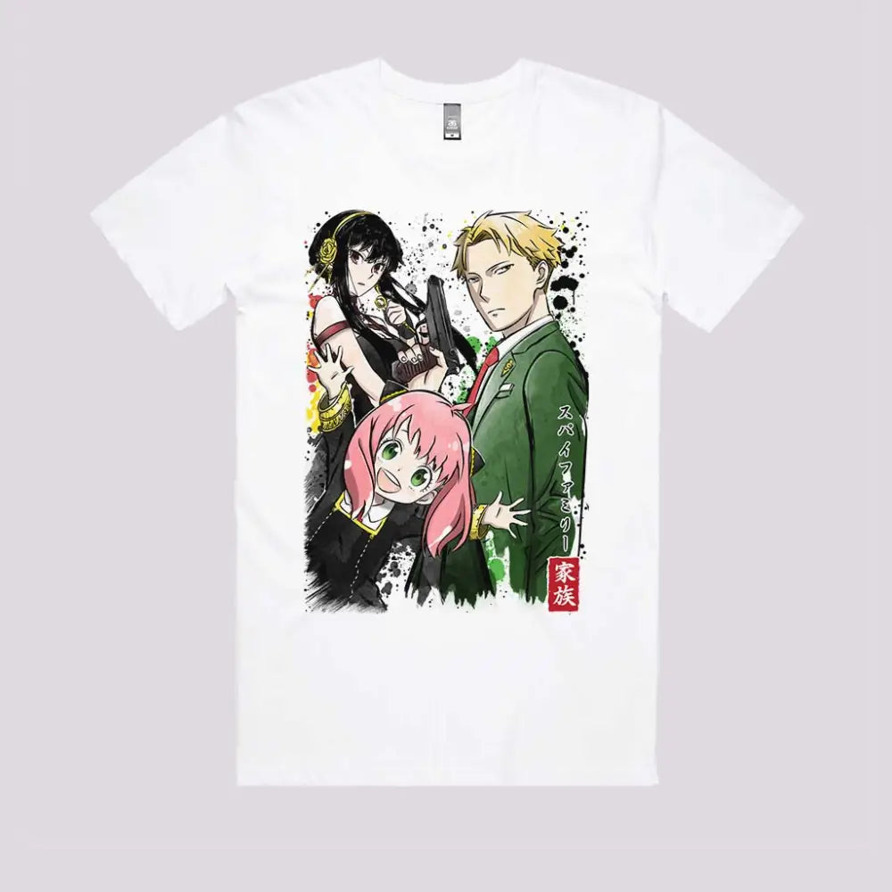 Forger Family Watercolor T-Shirt | Anime T-Shirts