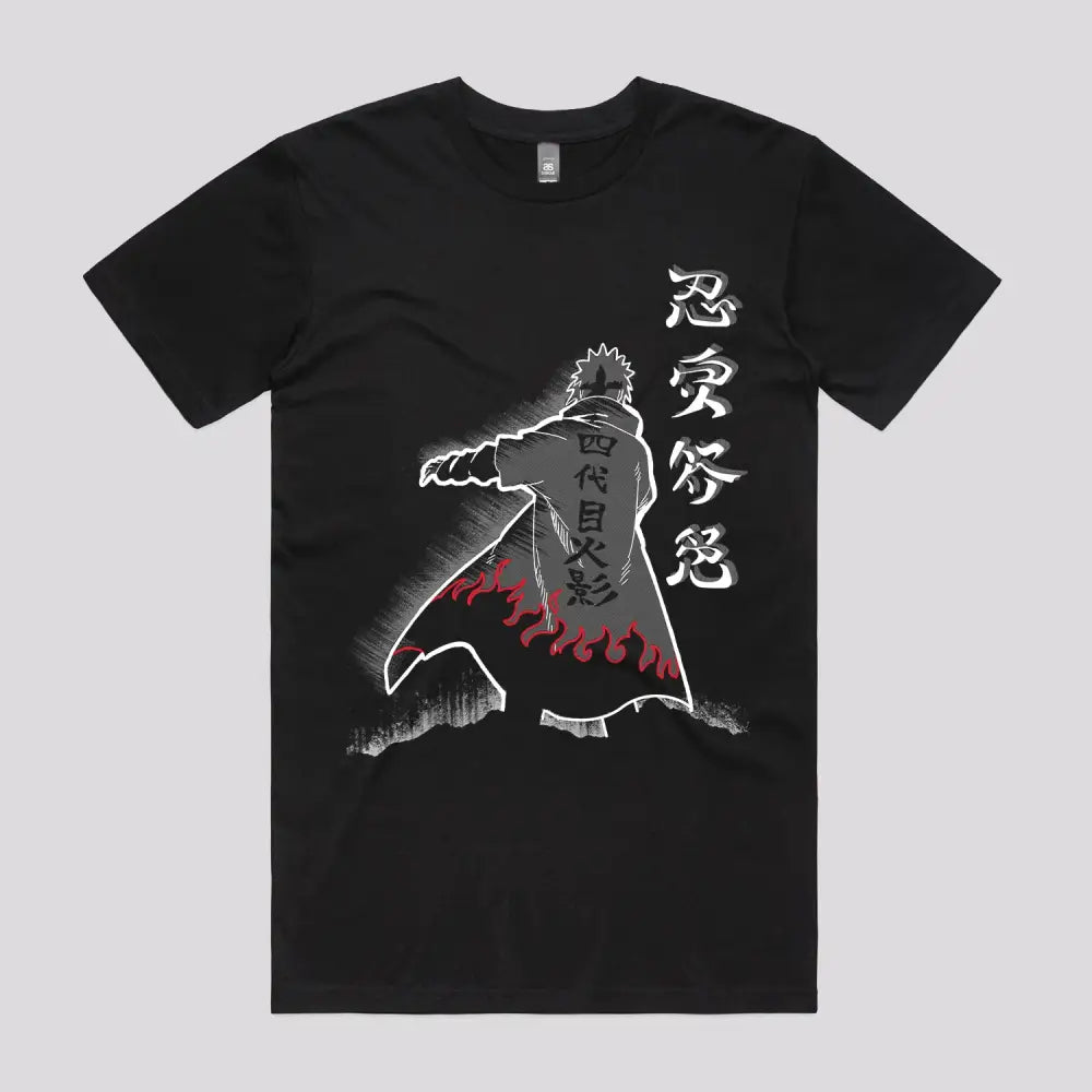 Fourth Hokage Enters T-Shirt | Anime T-Shirts