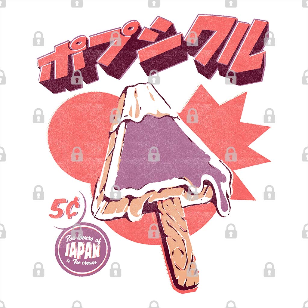 Mount Fuji Ice Pop Graphic Tee