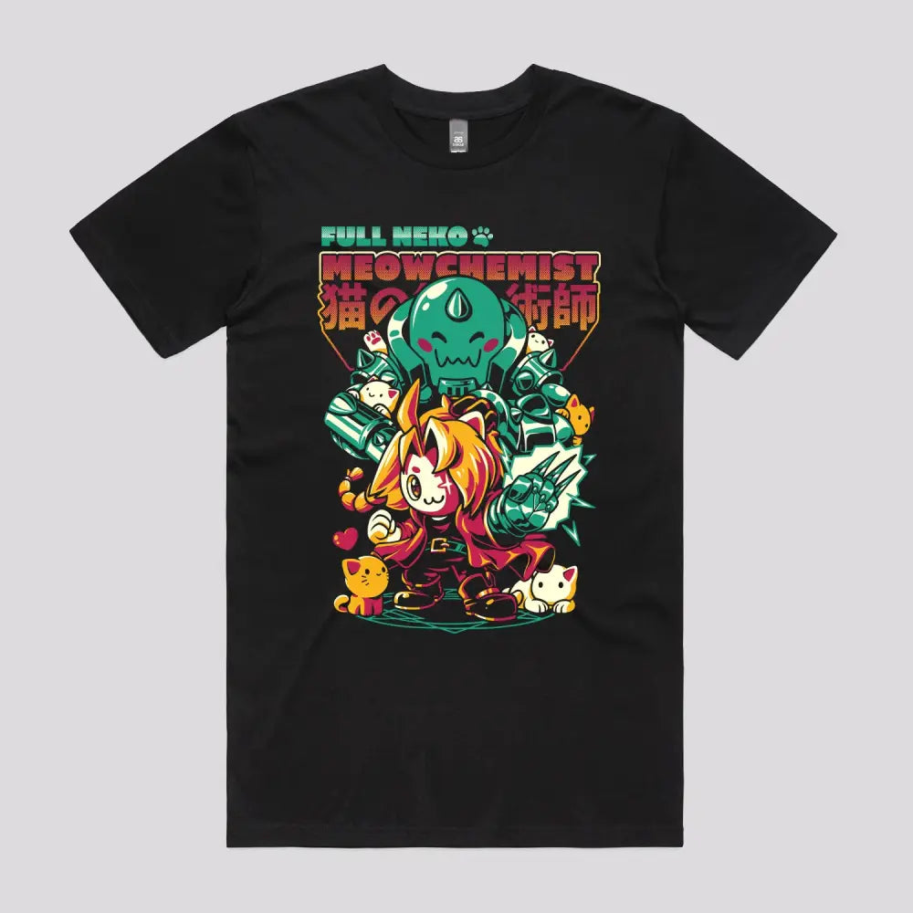 Full Neko Meowchemist T-Shirt | Anime T-Shirts