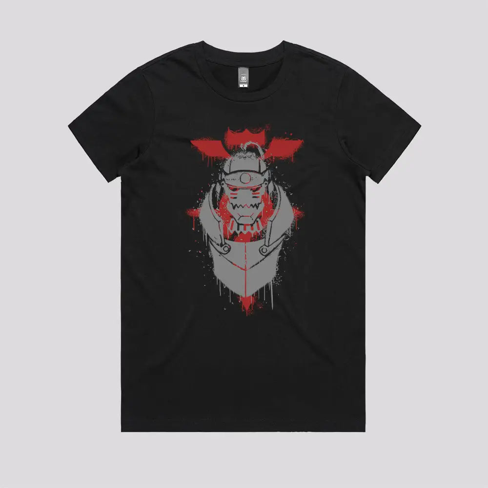 Fullmetal Stencil T-Shirt | Anime T-Shirts