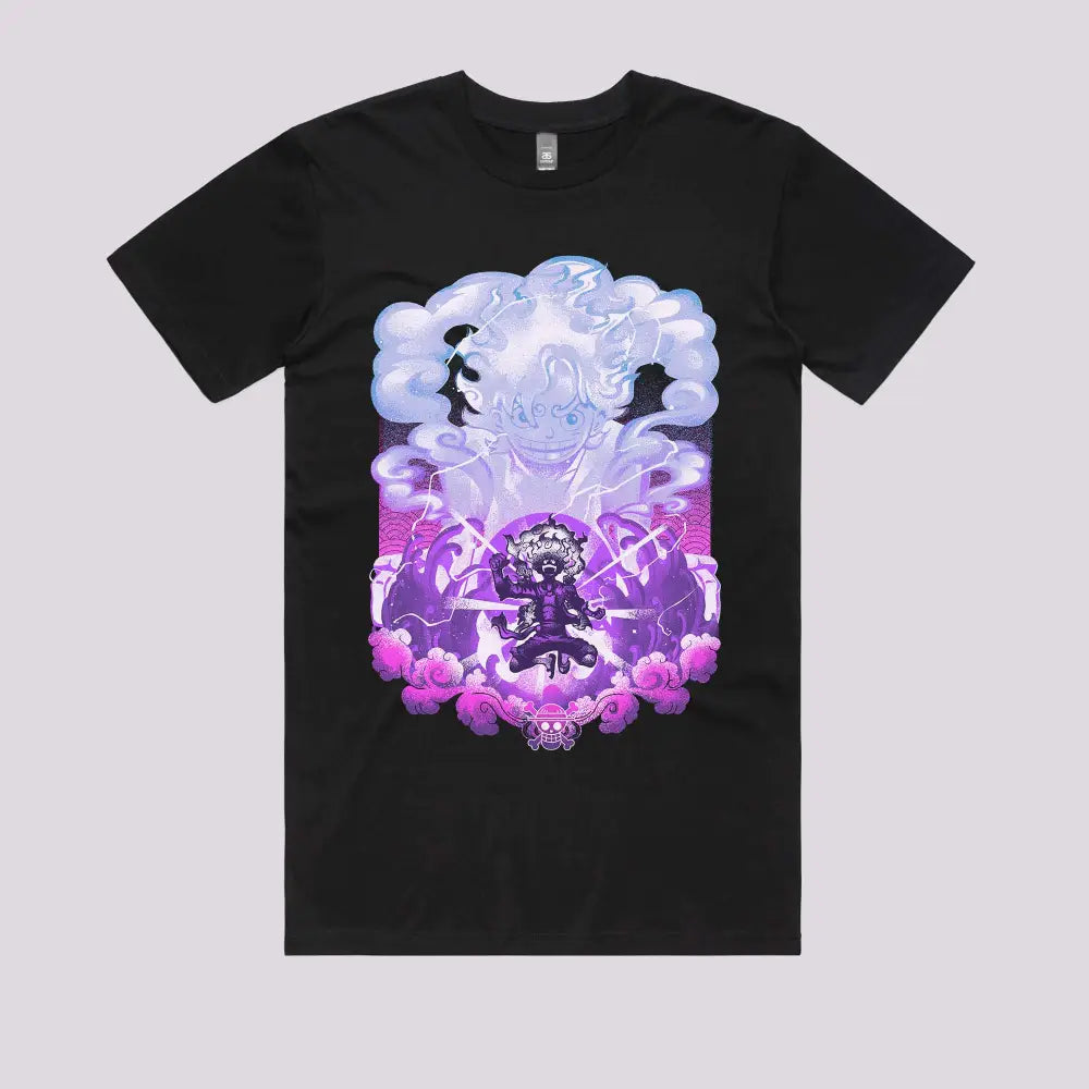 Gear 5 Attack Pirate T-Shirt | Anime T-Shirts