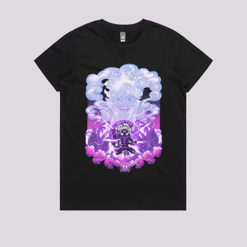 Gear 5 Attack Pirate T-Shirt | Anime T-Shirts