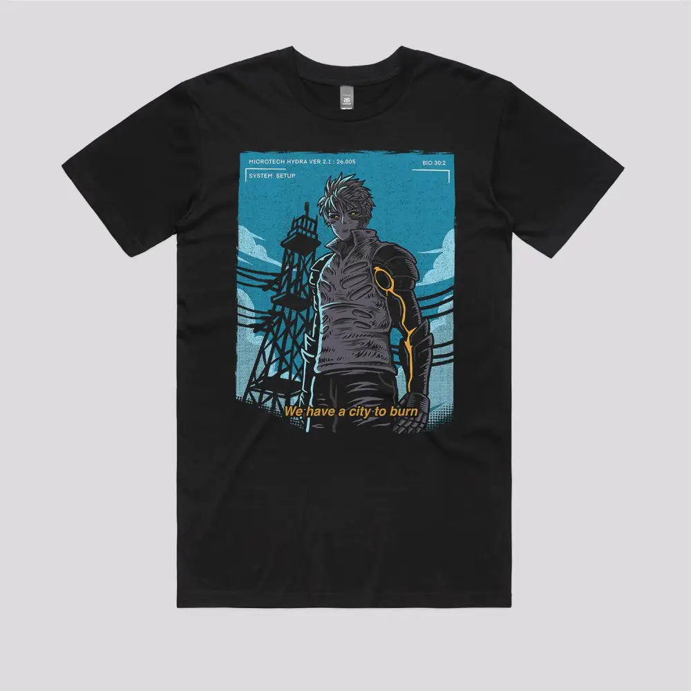 Genos Cyberpunk T-Shirt | Anime T-Shirts