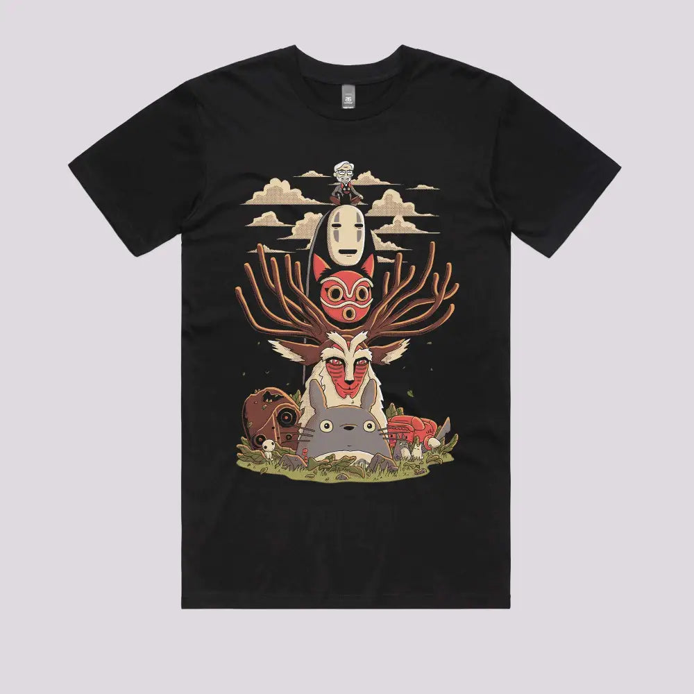 Ghibli Totem T-Shirt | Anime T-Shirts