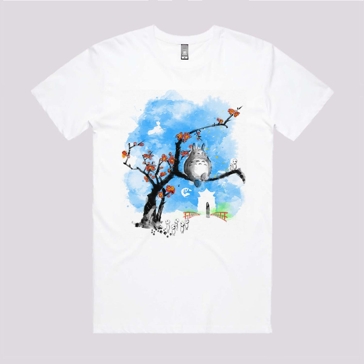 Ghibli Overload Watercolour T-Shirt | Cool Anime T-Shirt Australia