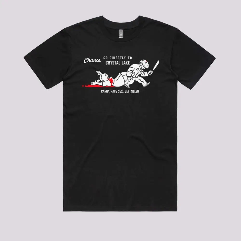 Go Camp Crystal Lake - Horror T-Shirts Australia | Limitee Apparel